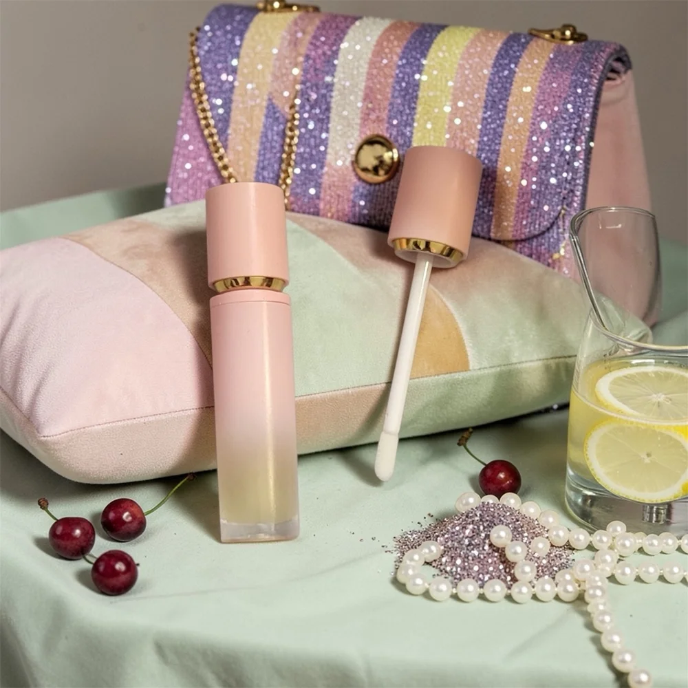 Orchid & Vine Glossy Gloss Lip Gloss Cherry Lemonade Natural Shimmer Lip Gloss